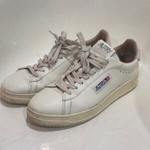 Autry Dallas White Leather Sneakers Sz 45/US 12